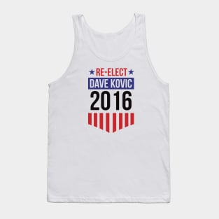 Re-Elect Dave Kovic 2016 (Badge) Tank Top